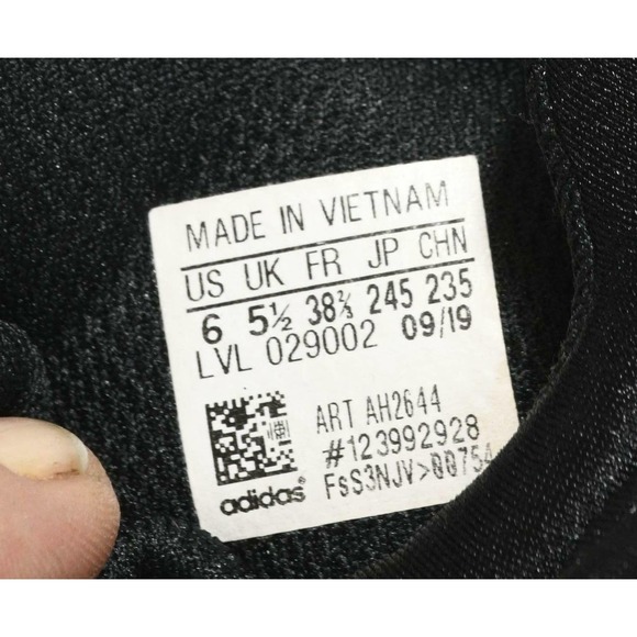 Adidas Men’s LVL 029002 Black/White Basketball Cloudfoam Shoes (Size US 6) - Picture 8 of 8